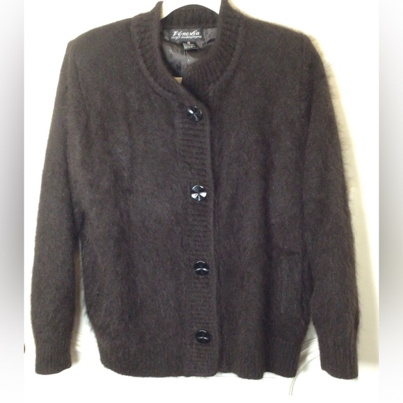 Angora cardigan Size M - Picture 1 of 7